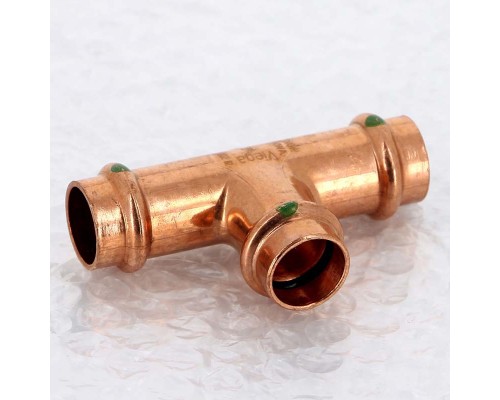 Тройник пресс медь Profipress VIEGA 18