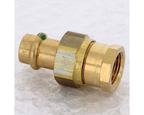 Муфта разъёмная пресс-В бронза Sanpress VIEGA 15x1/2
