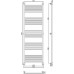 Сунержа Богема Полотенцесушитель водяной 60x190h, цвет: без покрытия 00-0220-1960
