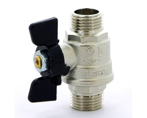 Кран шаровой Oregon Bugatti НН бабочка 1/2" серия 327 полный проход