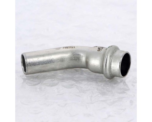 Угол-вставка пресс 45 град. нержавеющая сталь Sanpress Inox VIEGA 15