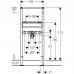 Модуль Geberit Duofix для умывальника, 112 см
