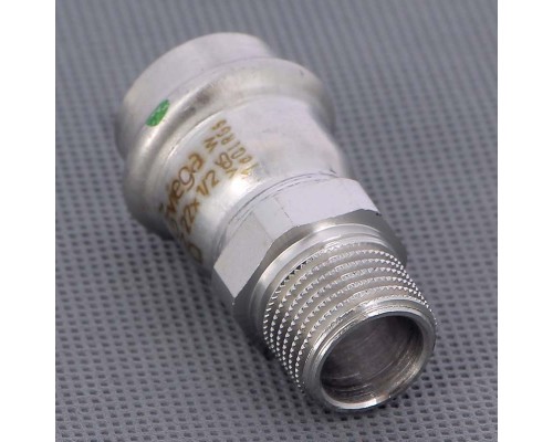Муфта пресс-Н нержавеющая сталь Sanpress Inox VIEGA 22х1/2"