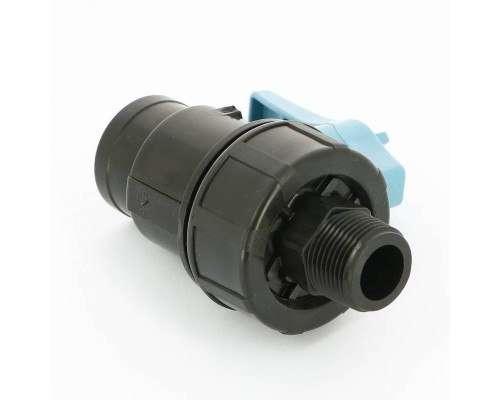 Кран обжим-Н Unidelta 25 х 3/4" для труб ПНД полипропилен PP-B