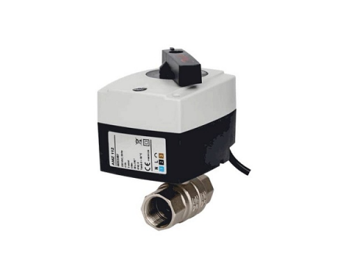 Кран шар лат AMZ 112 нк Ду25 Ру40 м/м полн с эл/привод Danfoss 082G5408