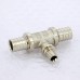 Тройник надвижной оцинкованная латунь REHAU 17х10х17 RAUTHERM S