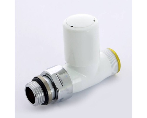 Вентиль ручной Carlo Poletti New-Smart НН 1/2" х М24 х 19 цвет белый
