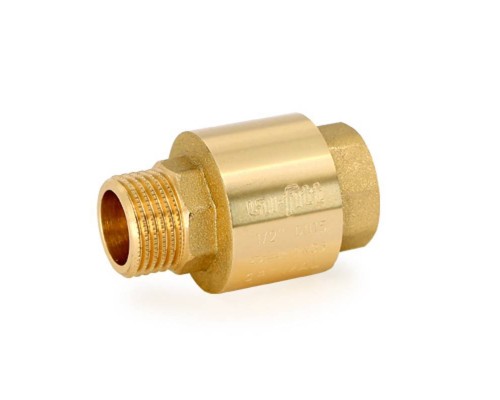 Клапан обратный Uni-Fitt НВ 1/2" OPTIMAL пружинный с металлическим затвором