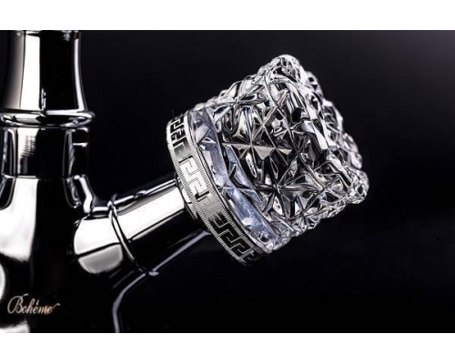 Boheme Crystal Смеситель для ванны, душевой комплект, двуручковый, цвет: хром глянцевый 273-CRST