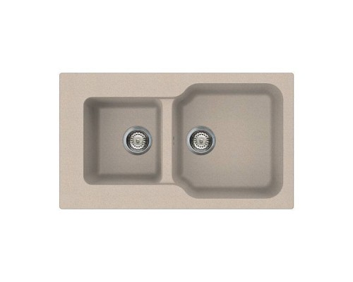 Omoikiri Maru 86-2-SA Кухонная мойка Tetogranit 86x50 см, цвет: бежевый 4993286