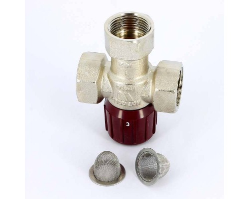 Термосмеситель AQUAMIX WATTS Ind 61C для ГВС 1"В диапазон регулирования 32-50˚C