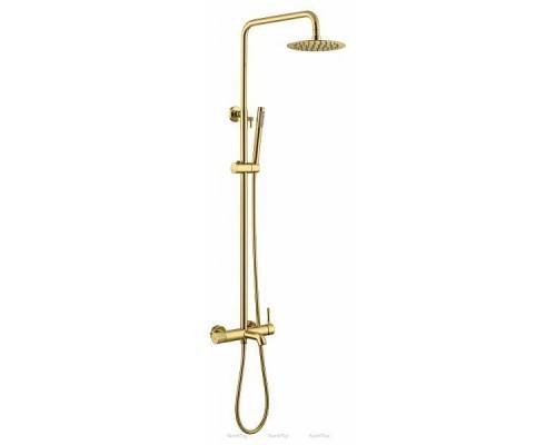 Boheme Uno Душевая стойка с верхним душем, цвет: gold 468-G Boheme Uno Душевая стойка с верхним душем, цвет: gold 468-G