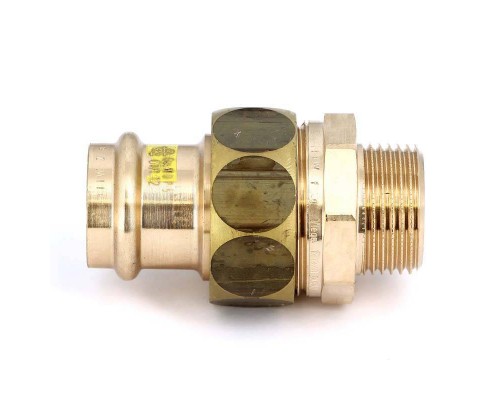 Муфта разъемная пресс-Н плоская прокладка бронза Profipress G VIEGA 28x1