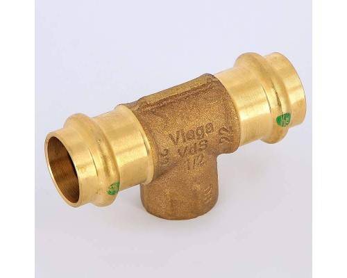 Тройник пресс-В бронза Sanpress VIEGA 22х1/2"х22 Тройник пресс-В бронза Sanpress VIEGA 22х1/2"х22