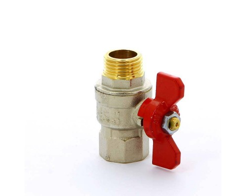 Кран шаровой НВ SCIROCCO бабочка TIEMME 1/2" Кран шаровой НВ SCIROCCO бабочка TIEMME 1/2"