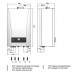 Котел газовый настенный BAXI ECO-4s 1.24F одноконтурный с закрытой камерой сгорания 24 кВт