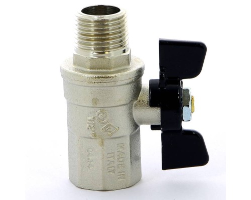 Кран шаровой НВ NEVADA бабочка BUGATTI 1/2"