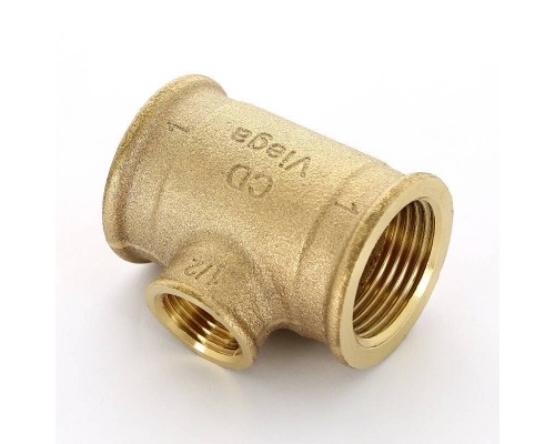 Тройник В бронза VIEGA 1"x1/2"x1" Тройник В бронза VIEGA 1"x1/2"x1"