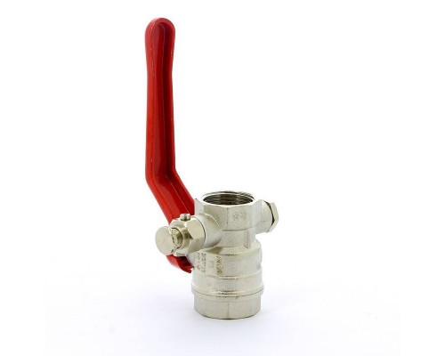 Кран шаровой ВВ с заглушкой и дренажным вентилем рычаг ITAP 3/4"