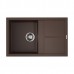 Omoikiri Sumi 79-DC Кухонная мойка Tetogranit 79x50 см, цвет: темный шоколад 4993666