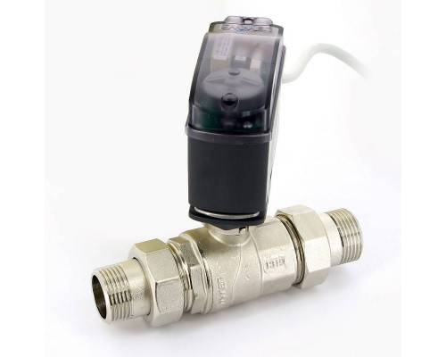 Кран шаровой с разъемными соединениями НН двухходовой MODULO COMPACT с сервоприводом EMMETI 1" Кран шаровой с разъемными соединениями НН двухходовой MODULO COMPACT с сервоприводом EMMETI 1"