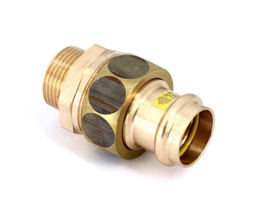 Муфта разъемная пресс-Н плоская прокладка бронза Profipress G VIEGA 28x1