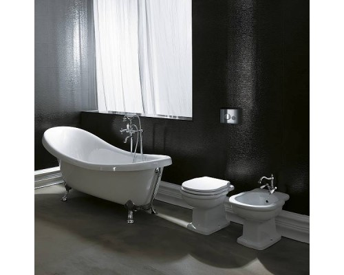Belbagno Boheme Чаша приставного унитаза 55х21,5х40h, цвет: белый BB115CB