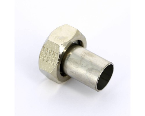 Муфта-вставка с накидной гайкой Sanpress Inox Viega 22х1" ВР нерж. сталь плоская прокладка