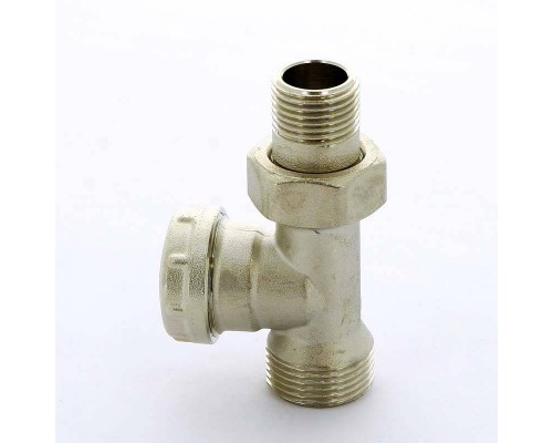 Вентиль НН для радиаторов обратный с разъемным соединением TIEMME 1/2"-3/4"х18
