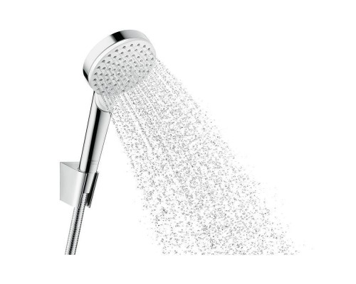 Душевой гарнитур HansGrohe HG Crometta Vario с держателем и шлангом 160 см белый/хром