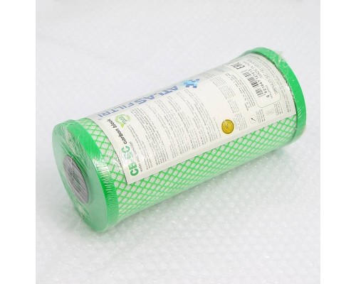 Картридж Atlas Filtri BIG 10" 10 мкм прессов. уголь, защитный бактер. слой (CB-EC CYST) SX Картридж Atlas Filtri BIG 10" 10 мкм прессов. уголь, защитный бактер. слой (CB-EC CYST) SX