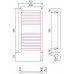 Сунержа Богема 3.0 Полотенцесушитель электрический 30x60h, прав., цвет: состар. бронза 05-5805-6030