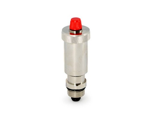 Воздухоотводчик автоматический Slim 1/2" UNI-FITT с отсечным клапаном никелированный