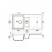 Omoikiri Sakaime 100-2-BL Кухонная мойка Tetogranit 100x50 см, цвет: черный 4993892
