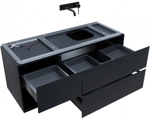 Allen Brau Infinity Тумба под раковину 119,2x45,6x51h см, цвет: антрацит 1.21007.AM Allen Brau Infinity Тумба под раковину 119,2x45,6x51h см, цвет: антрацит 1.21007.AM