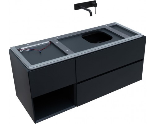Allen Brau Infinity Тумба под раковину 119,2x45,6x51h см, цвет: антрацит 1.21007.AM Allen Brau Infinity Тумба под раковину 119,2x45,6x51h см, цвет: антрацит 1.21007.AM
