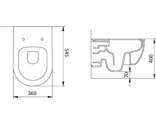 Allen Brau Priority Унитаз подвесной 36x54,5x33h см, цвет: черный 4.31001.31 Allen Brau Priority Унитаз подвесной 36x54,5x33h см, цвет: черный 4.31001.31