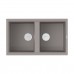 Omoikiri Kitagawa 86-2-GR Кухонная мойка Artceramic 86x51 см, цвет: leningrad grey 4993491