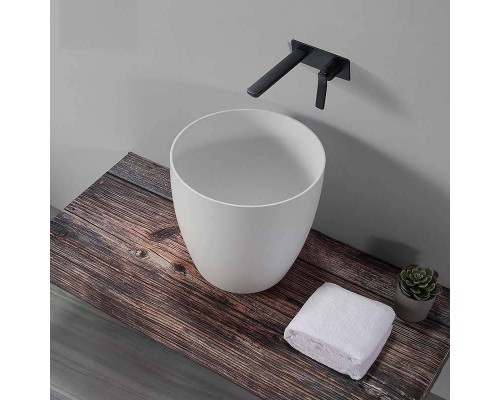 Armadi Art Corian Раковина чаша 39х39х40h см, цвет: белый 884-39