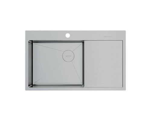 Omoikiri Akisame 86-L Side-IN Кухонная мойка нерж. сталь 86x51 см, цвет: нержавеющая сталь 4997031