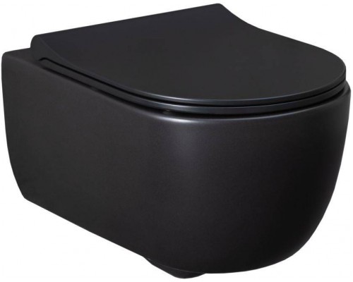 Allen Brau Priority Унитаз подвесной 36x54,5x33h см, цвет: черный 4.31001.31 Allen Brau Priority Унитаз подвесной 36x54,5x33h см, цвет: черный 4.31001.31