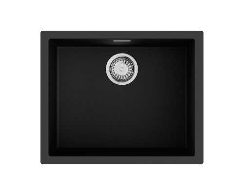 Omoikiri Yamakawa 55T-U/I-BL Кухонная мойка Tetogranit 55,6x45,6 см, цвет: черный 4993428
