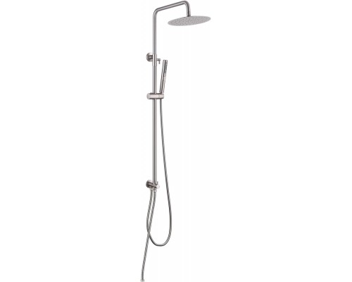 Allen Brau Priority Душевая стойка с верхним душем, 3 режима, 25x48,4x122,5h см, цвет: никель браш 5.31031-BN Allen Brau Priority Душевая стойка с верхним душем, 3 режима, 25x48,4x122,5h см, цвет: никель браш 5.31031-BN