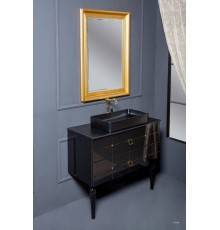 Armadi Art Vallessi Avantgarde Тумба подвесная 100х46х48h см, цвет: черный/золото 841-100-BG