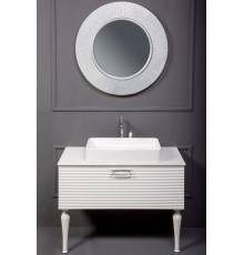 Armadi Art Vallessi Avantgarde Тумба подвесная 100х46х38h см, цвет: белый/золото 842-100-WG