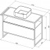 Allen Brau Priority Тумба под раковину 100x45x75h см, цвет: папирус 1.31003.PWM