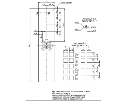 Allen Brau Infinity Накладка для сифона 62,1x13,7 см, цвет: нержавеющая сталь 8.210N3-SS