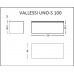 Armadi Art Flat Раковина подвесная прямоугольная 100,2х45,5х8h см, цвет: белый 859-100