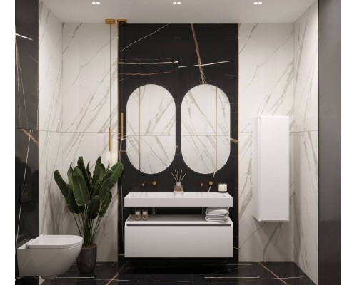 Armadi Art Flat Раковина подвесная 120,4х45,2х10h см, цвет: белый 888-120