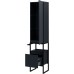 Allen Brau Priority Шкаф-пенал 40x31,5x180h см, цвет: антрацит матовый 1.31005.AM